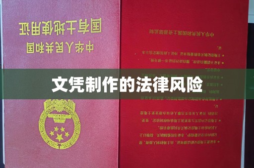 隰县文凭制作的法律风险